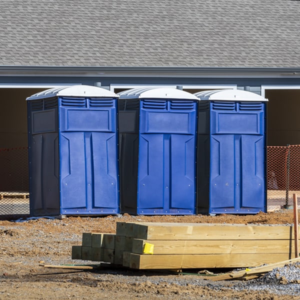 what is the cost difference between standard and deluxe porta potty rentals in Roosevelt